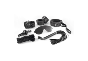 Dungeons And Maidens BDSM Set Black – Complete 8-Piece Kit