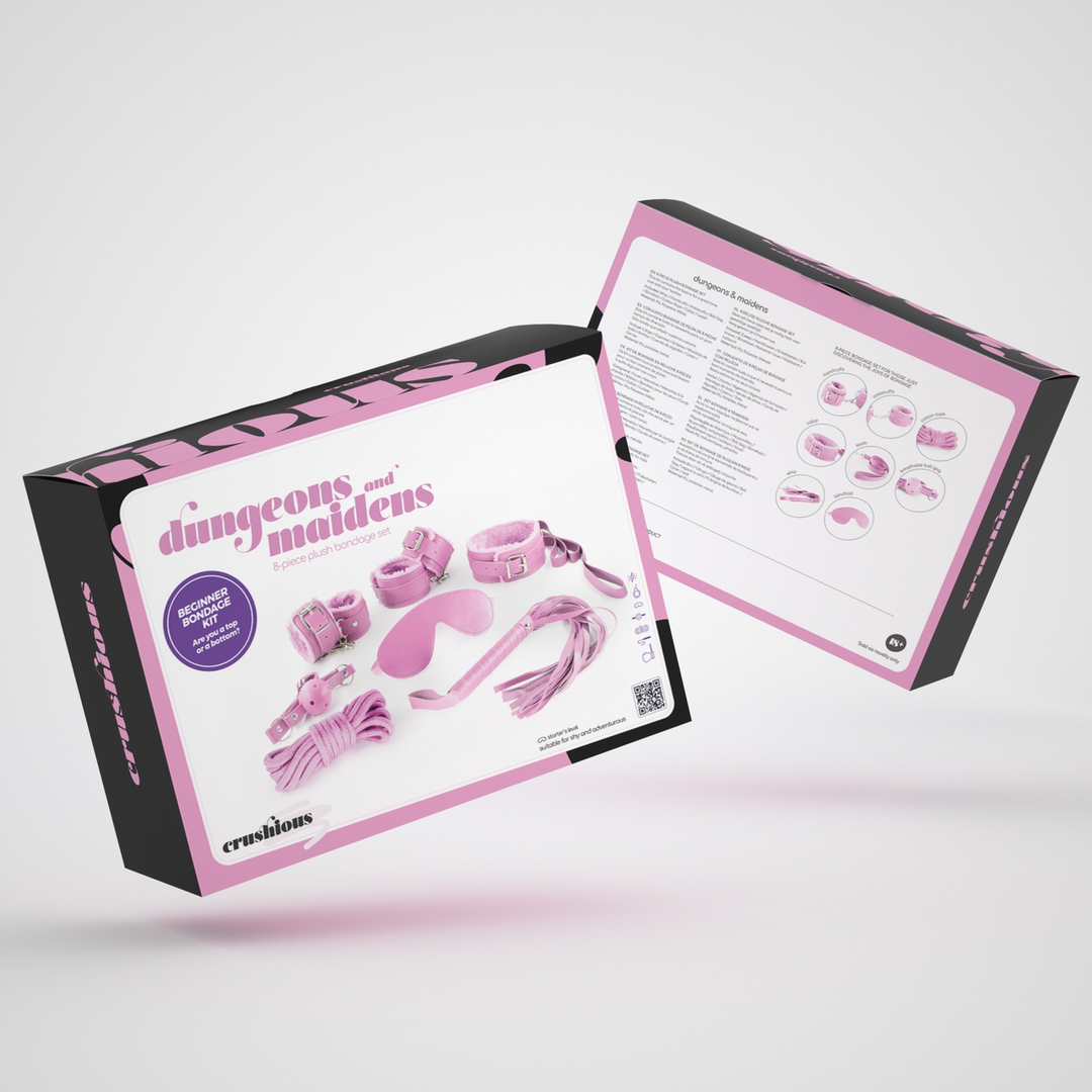 Dungeons And Maidens Bdsm Set Roze | 8-Delige Kit Crushious