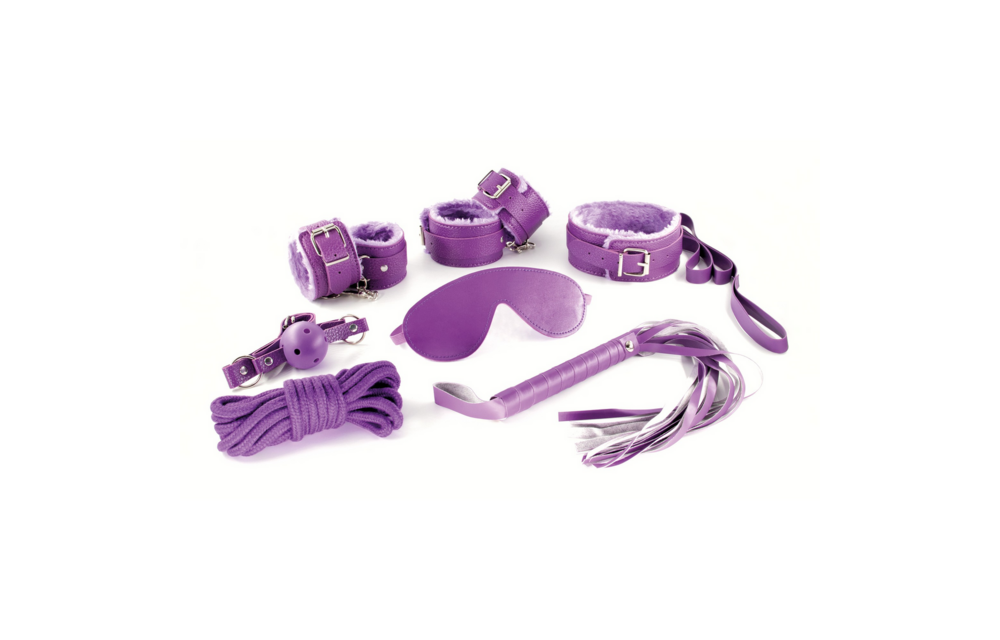 Dungeons And Maidens BDSM Kit Purple – Luxury 8-Piece Set