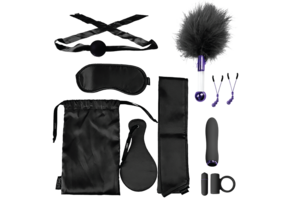The VIP Room BDSM Premium Set Black – 11-Piece Pleasure