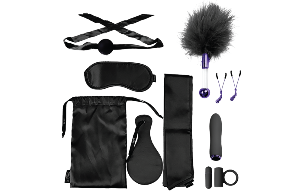 The VIP Room BDSM Premium Set Black – 11-Piece Pleasure