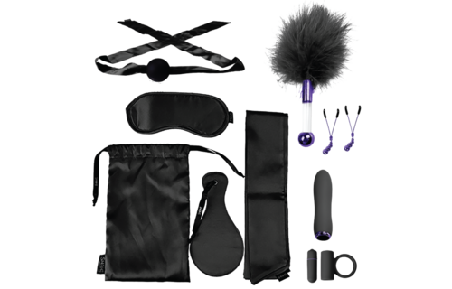 The VIP Room BDSM Premium Set Black – 11-Piece Pleasure