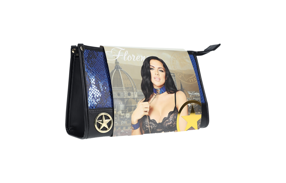 Florence Set Blau – Luxuriöses Bondage-Set mit Tasche | Ouch!