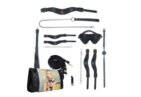 Venice Collection Set Black - Luxury Bondage Kit With Bag