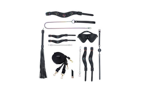 Venedig Kollektion - Set mit Tasche - Schwarz