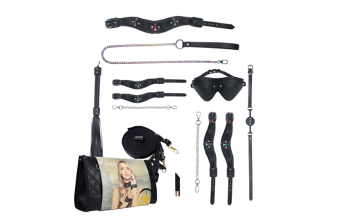 Venice Collection Set Black - Luxury Bondage Kit With Bag