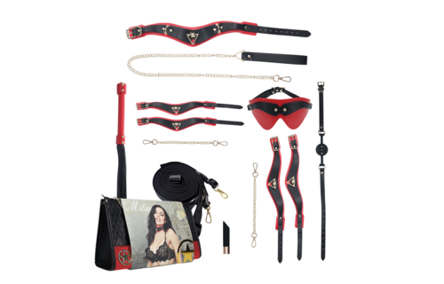 Milan Collection - Kit mit Tasche - Schwarz/Rot