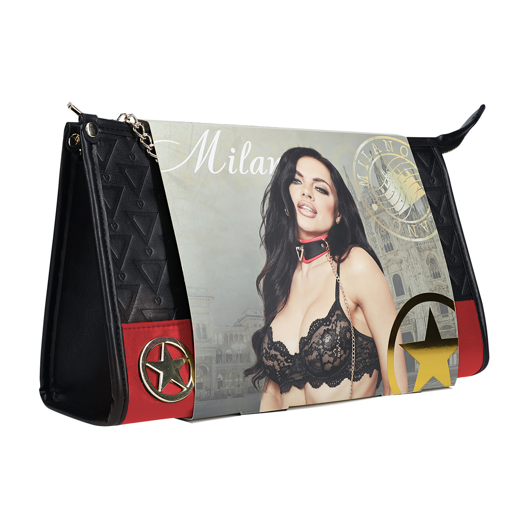 Milan Collection - Kit mit Tasche - Schwarz/Rot