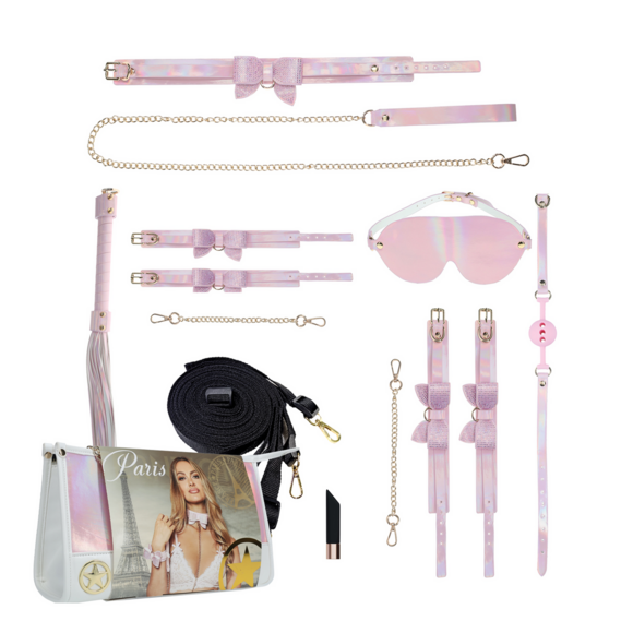 Paris Kollektions-Set Rosa – Luxuriöses Bondage-Set mit Tasche