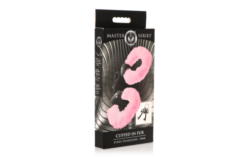 Pink Furry Handcuffs – Soft, Adjustable & Sensual