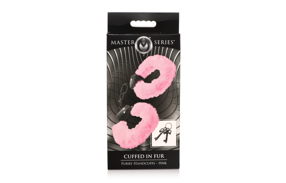 Pink Furry Handcuffs – Soft, Adjustable & Sensual