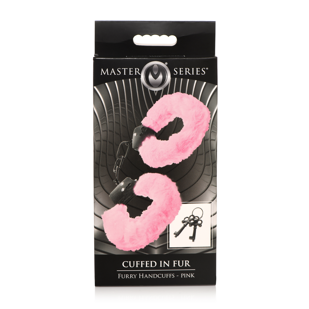Pink Furry Handcuffs – Soft, Adjustable & Sensual
