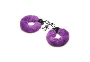 Beverd In Fur Purple Fuzzy Handcuffs – Comfort & Safety