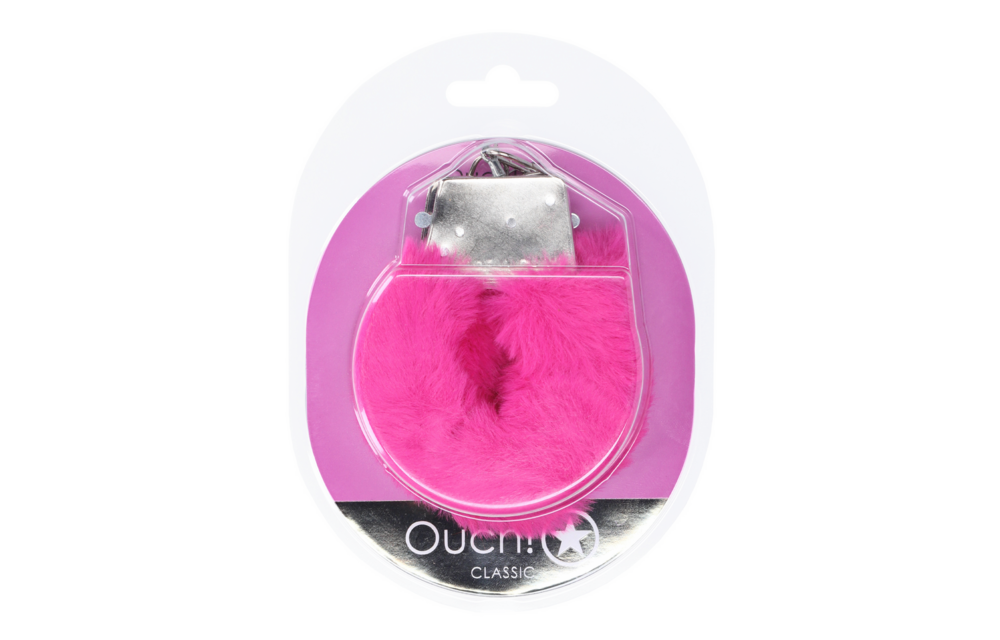 Klassische flauschige Handschellen in Rosa – sicherer & verspielter Spaß