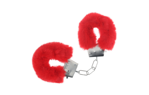 Classic Fluffy Handcuffs - Red