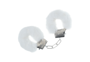 Classic White Fluffy Handcuffs | Safe & Playful Fun