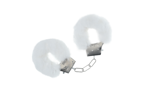 Classic White Fluffy Handcuffs | Safe & Playful Fun