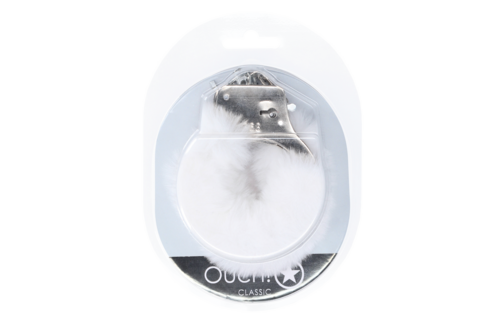 Classic Fluffy Handcuffs - White