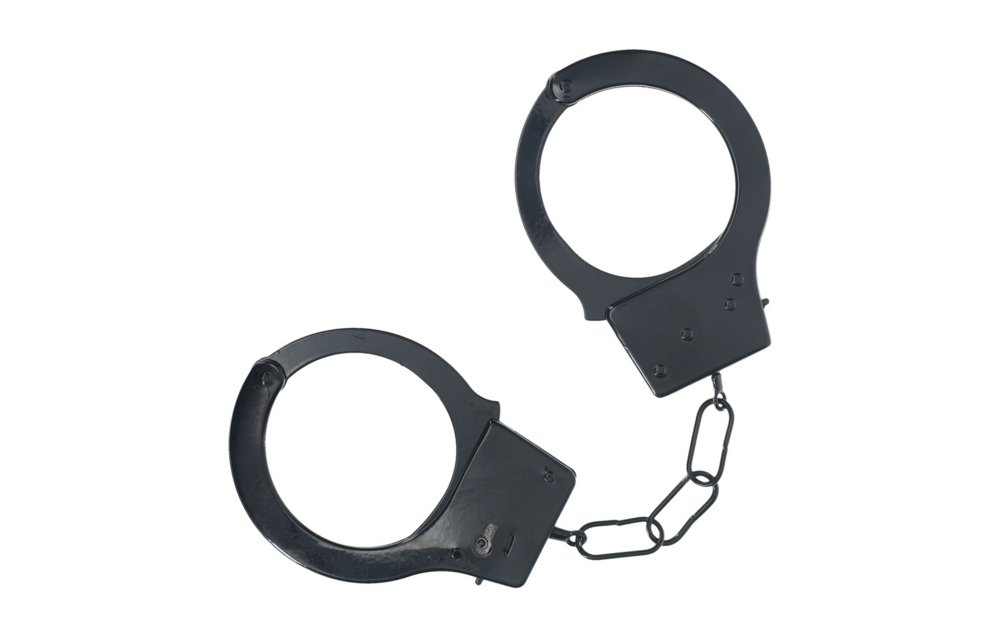 Classic Metal Handcuffs - Black