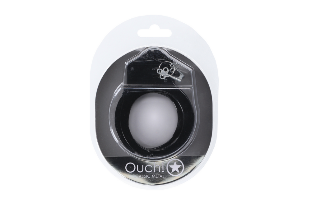 Classic Black Metal Handcuffs – Safe & Exciting