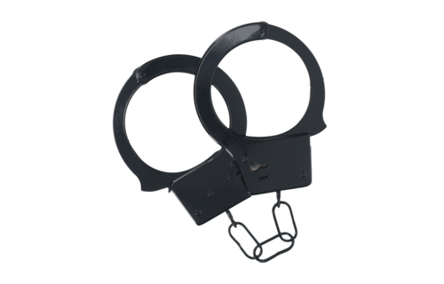 Classic Black Metal Handcuffs – Safe & Exciting