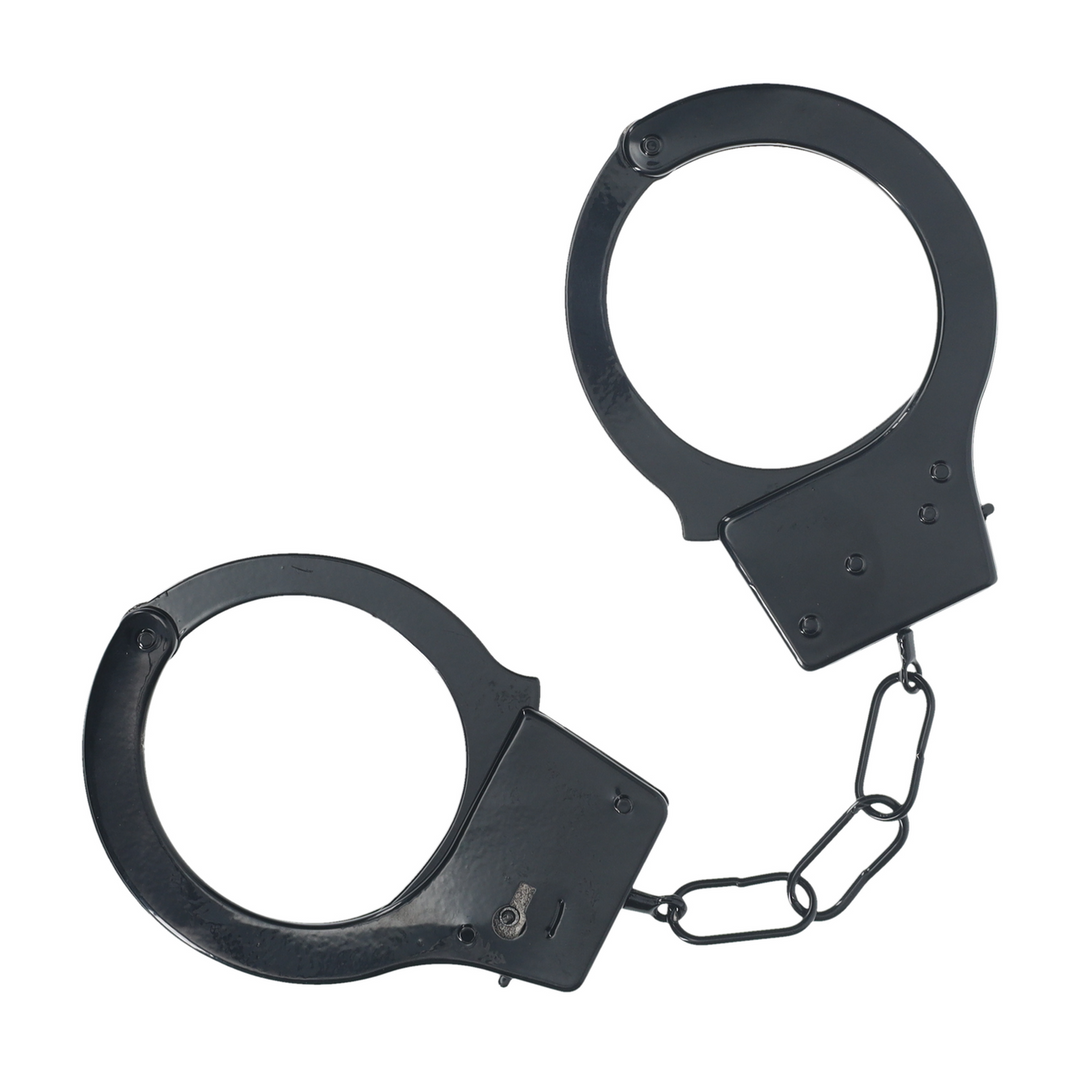 Classic Black Metal Handcuffs – Safe & Exciting