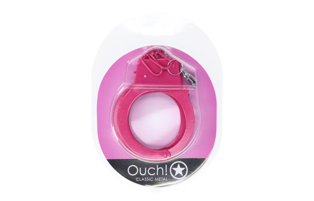 Pink Metal Handcuffs | Sturdy & Playful For Intimate Excitement