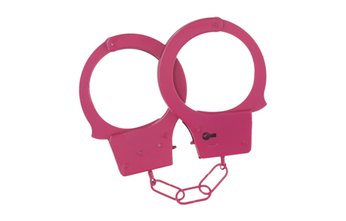 Pink Metal Handcuffs | Sturdy & Playful For Intimate Excitement