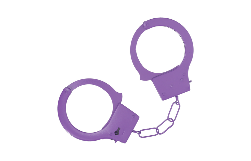 Classic Metal Handcuffs - Purple