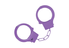 Classic Metal Handcuffs Purple | Safe & Playful Accessory