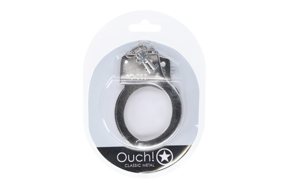Classic Metal Handcuffs Silver – Safe & Exciting