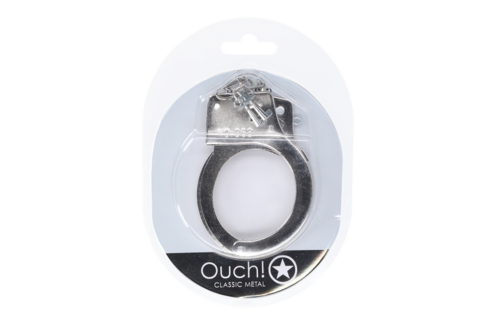 Classic Metal Handcuffs - Silver