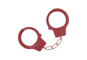 Classic Red Metal Handcuffs – Safe & Playful Gift