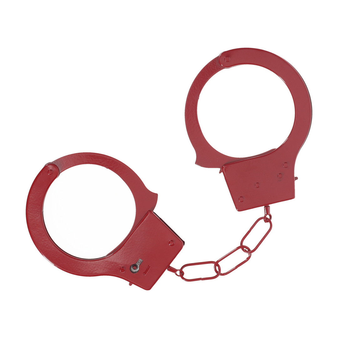 Classic Red Metal Handcuffs – Safe & Playful Gift