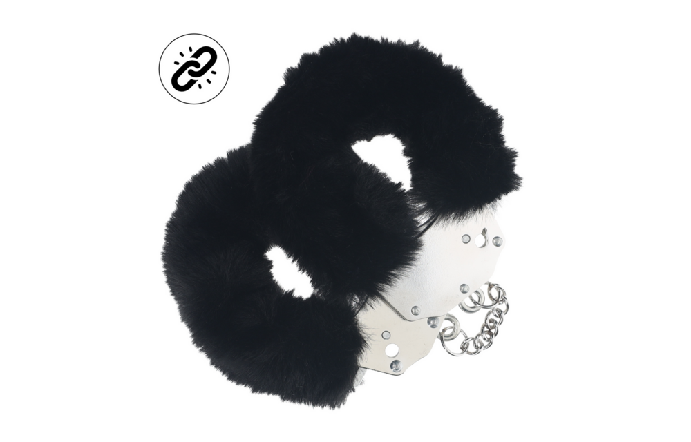 Zware Fluffy Handboeien Zwart – Speels & Veilig Plezier