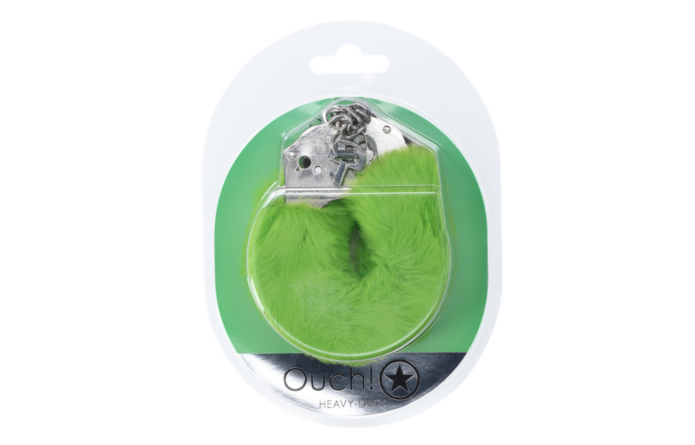 Zware Fluffy Handboeien Groen - Veilig & Speels Plezier
