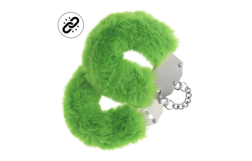 Zware Fluffy Handboeien Groen - Veilig & Speels Plezier