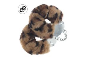 Heavy Fluffy Leopard Handcuffs | Safe & Playful Fun