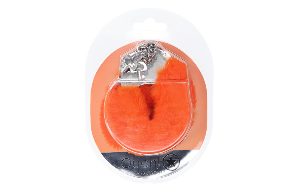 Zware Fluffy Handboeien - Oranje