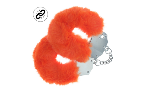 Zware Fluffy Handboeien Oranje – Comfort & Veiligheid