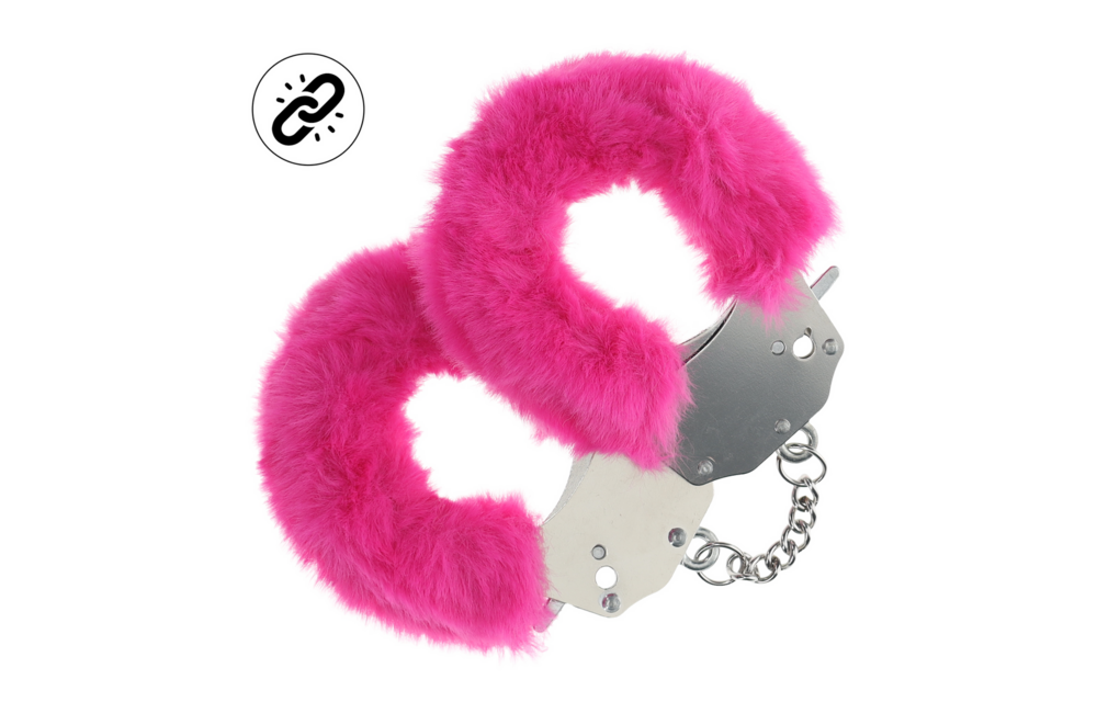 Heavy-duty Fluffy Handcuffs - Pink