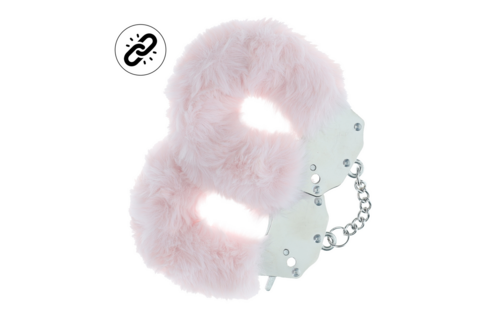 Heavy Fluffy Handcuffs Powder Pink – Safe & Playful Gift