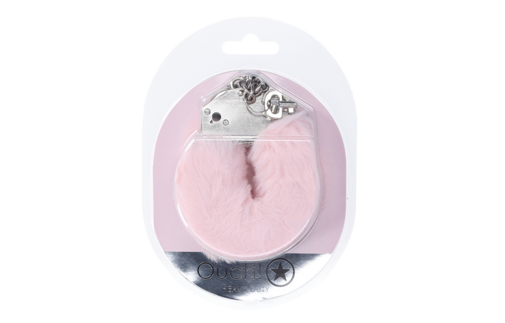 Heavy Fluffy Handcuffs Powder Pink – Safe & Playful Gift