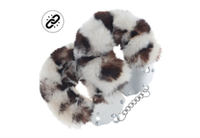 Heavy Fluffy Handcuffs Snow Leopard - Comfort & Excitement