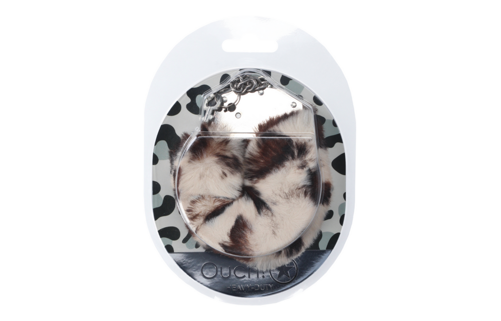 Zware Fluffy Handboeien Sneeuwluipaard - Comfort & Spanning