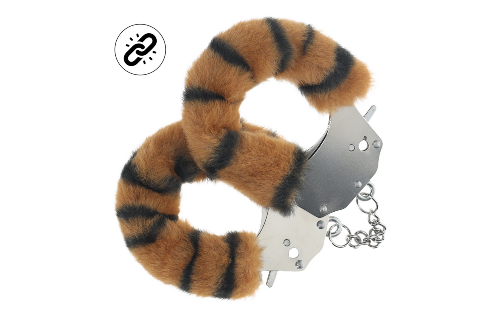 Heavy-duty Fluffy Handcuffs - Tiger