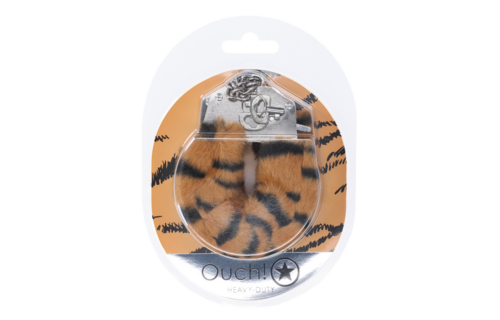 Heavy-duty Fluffy Handcuffs - Tiger