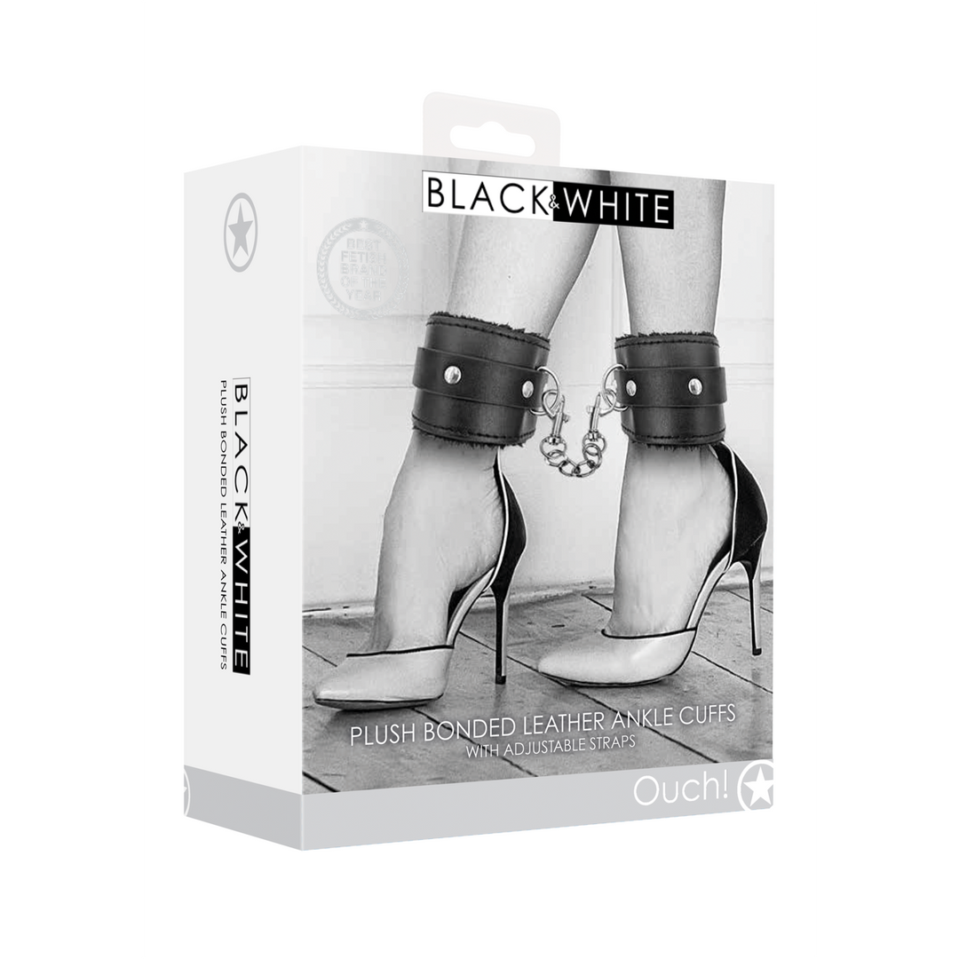 Plüsch Bonded Leder Knöchelbänder