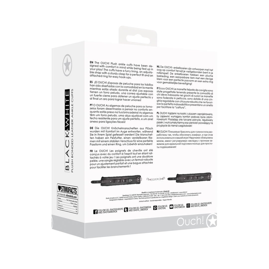 Plush Glued Leather Ankle Cuffs | Comfort & Style Ouch!