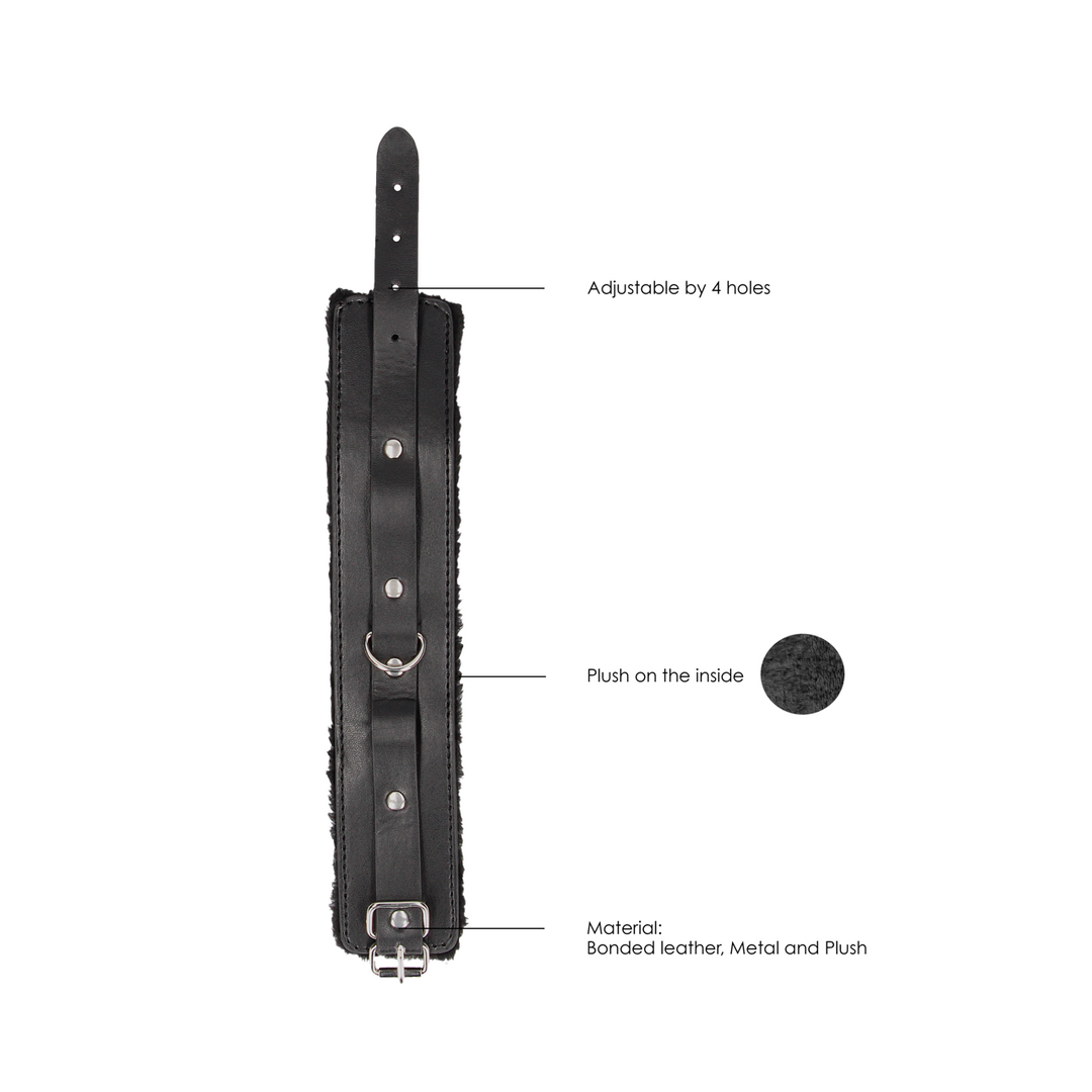 Plüsch Bonded Leder Knöchelbänder